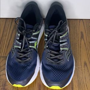 Saucony Omnioso ISO SERIES size 10.5 blue green